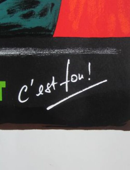 Ancient Poster Villemot - Perrier Zeste