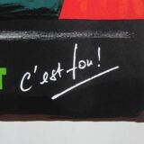 Ancient Poster Villemot - Perrier Zeste