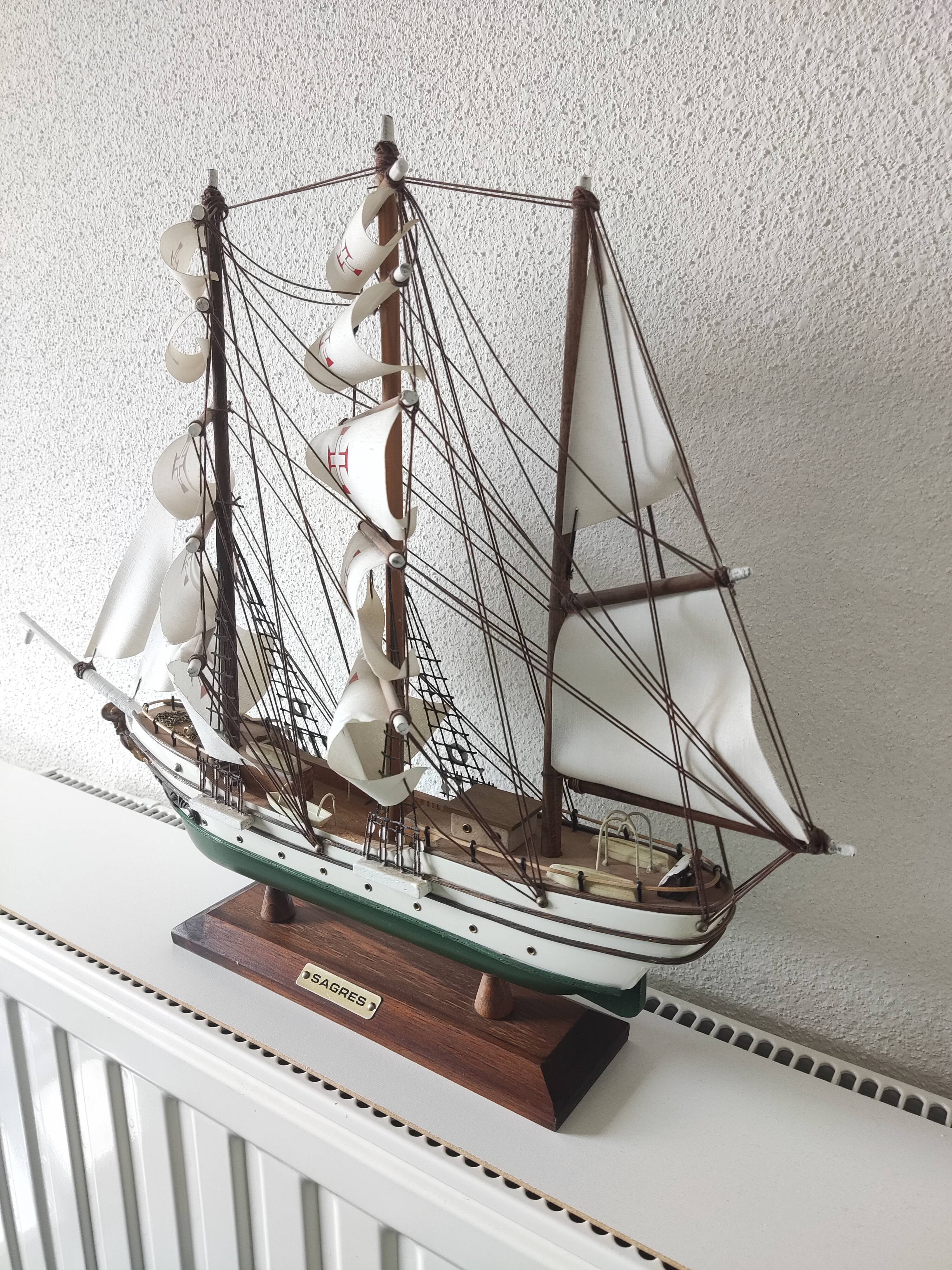 Model boat Sagres