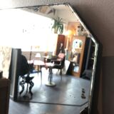 Art Deco mirror to be installed or suspended  42x67cm