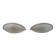 Pair of vintage wall lights, brass and sandblasted glass, Italy 1970