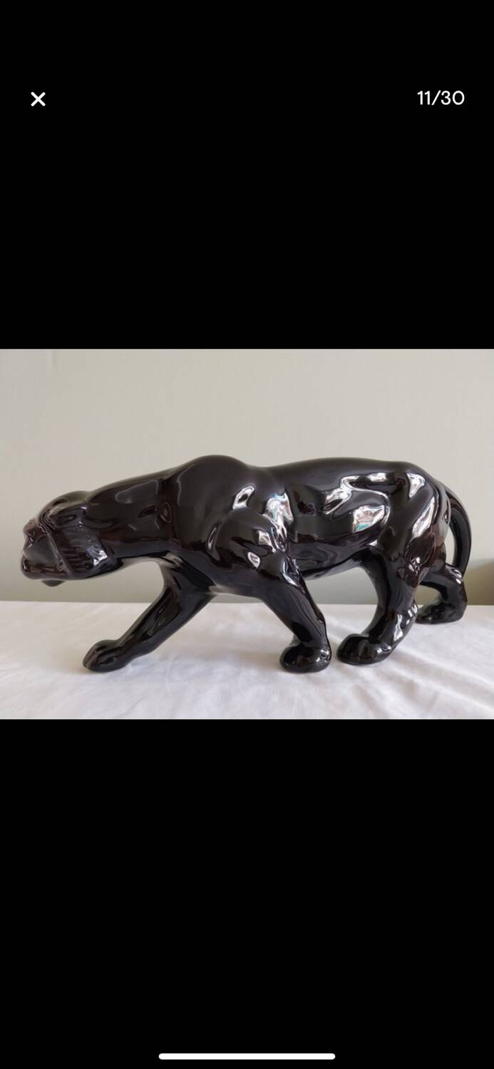 Saint Clement Ceramic Black Panther