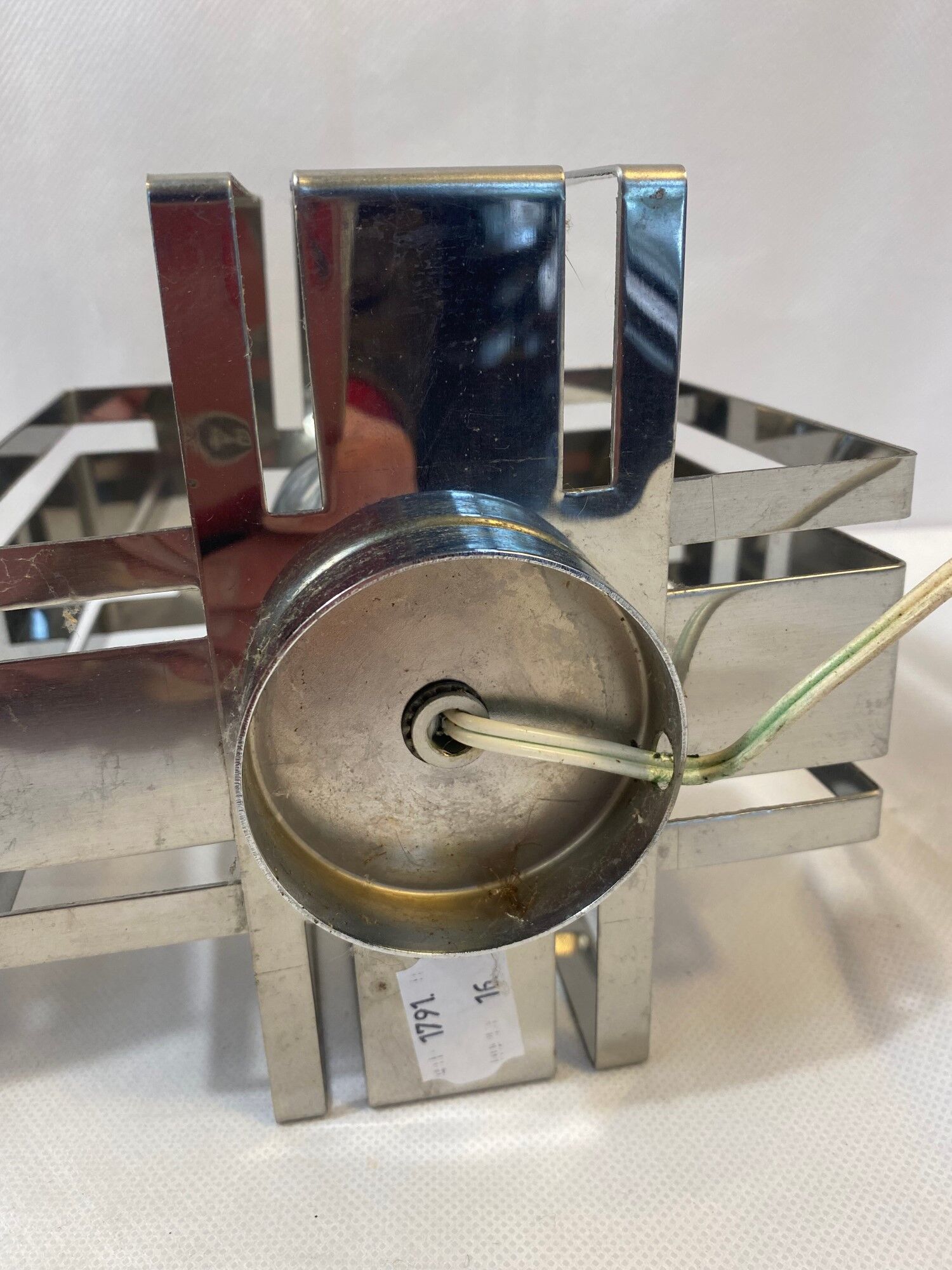 Paire de lampes en métal années 70