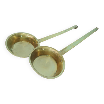 Ladles with old brass jams