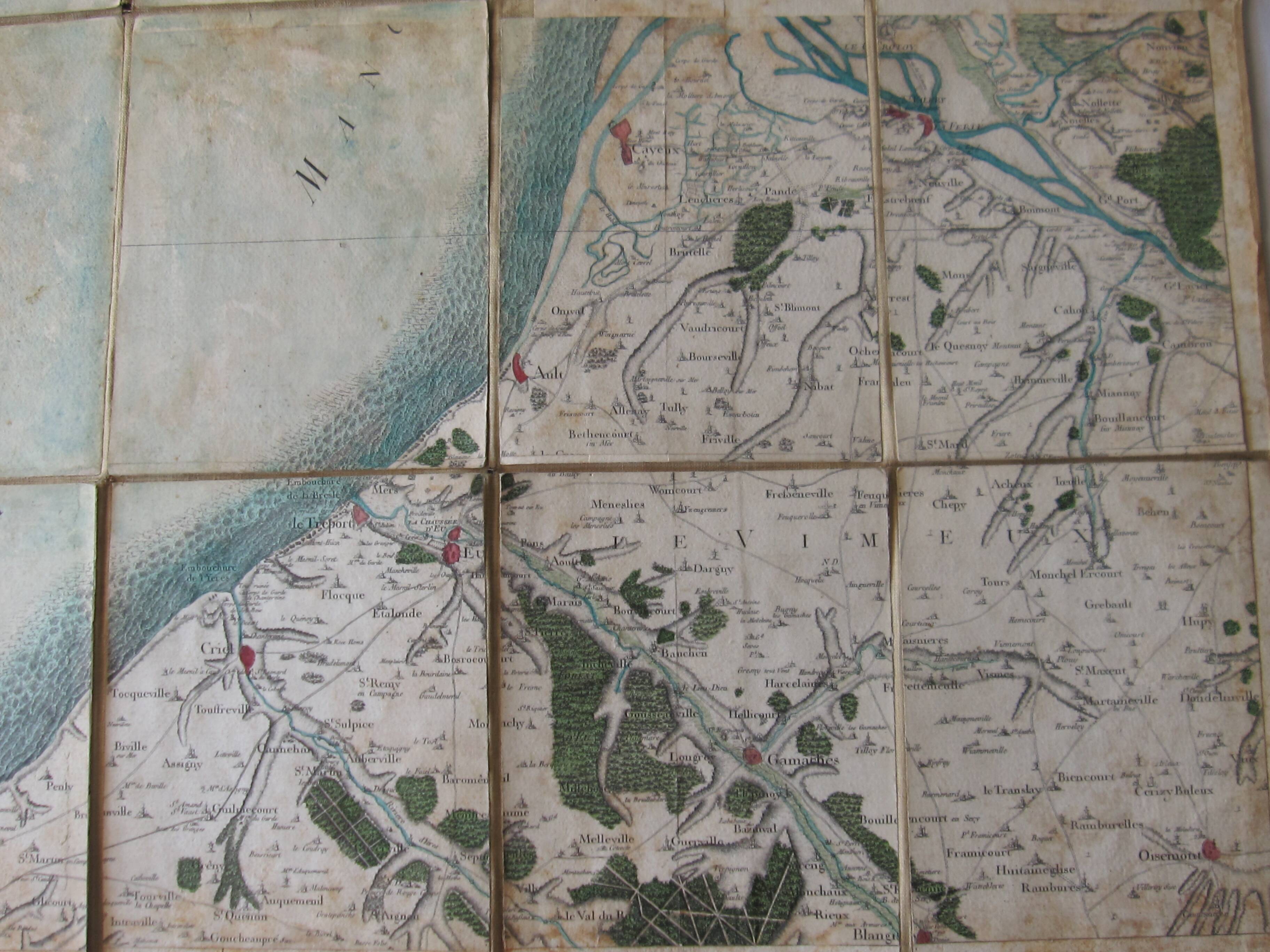 Map of St Valery sur Somme (from Dieppe to the mouth of the Authie)