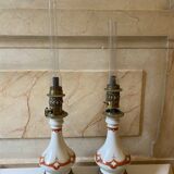 Paire de lampes à pétrole Napoléon III