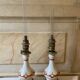 Paire de lampes à pétrole Napoléon III