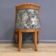 Gondola Chair in Cherry and Speckled Maple, Charles X Style – Mid-20th Century