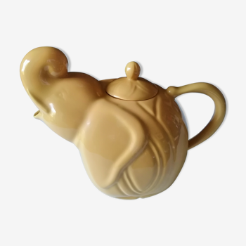 Vintage elephant-shaped teapot