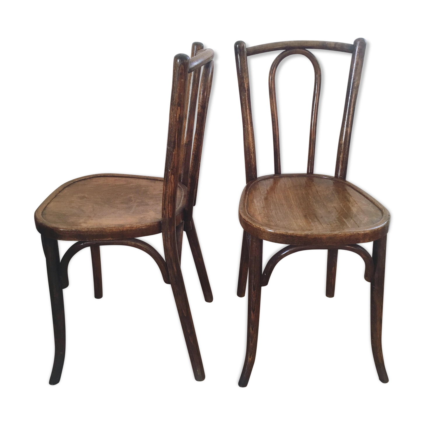 Paire de chaises bistrot Baumann