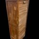 1920s fir curtain file cabinet