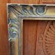 Old Montparnasse frame with keys and gilded leaf - Format 15 P - circa 1950