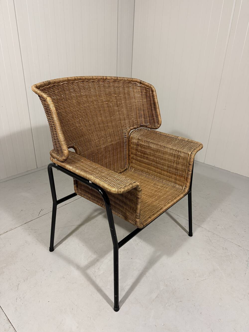 Wouter Fens rattan chair Gebr. Jonker Netherlands 1960’s