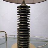 Brass table lamp by an unknown designer from the 70s
