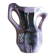 Vintage pearlescent vase, in the style of Vallauris, 1970s.