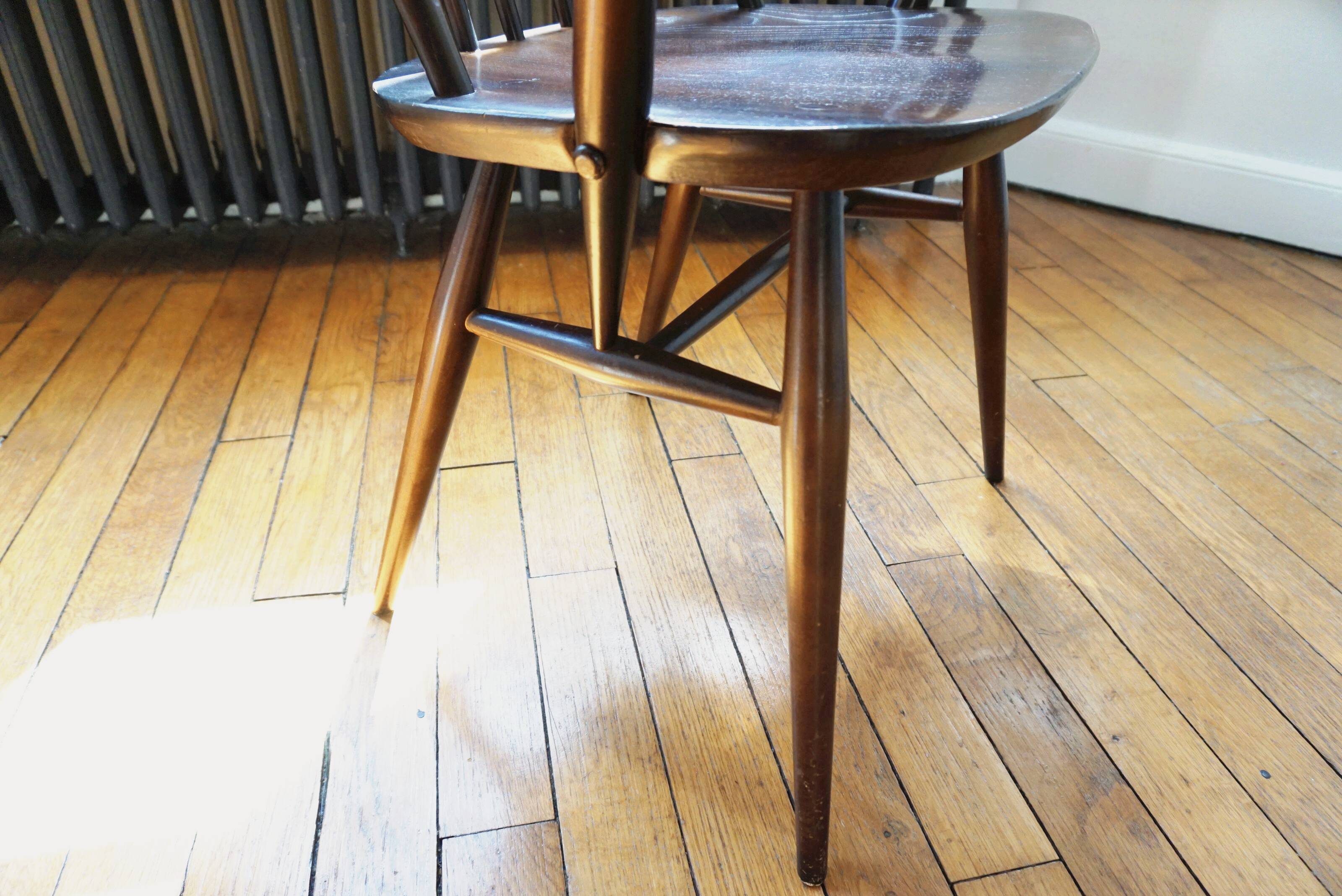 Ercol armchair with armrests model windsor quaker 60s