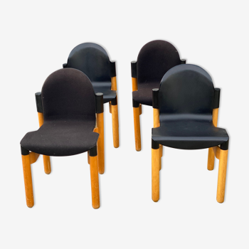 Set of 4 Chairs “Flex Design” by Gerd Lange for Thonet