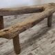 Banc brutaliste atypique