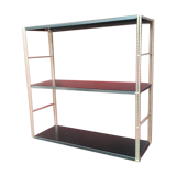 String shelf with twisted golden frame