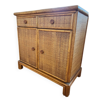 Maugrion rattan sideboard