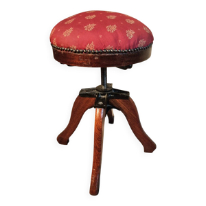 Tabouret de piano ancien