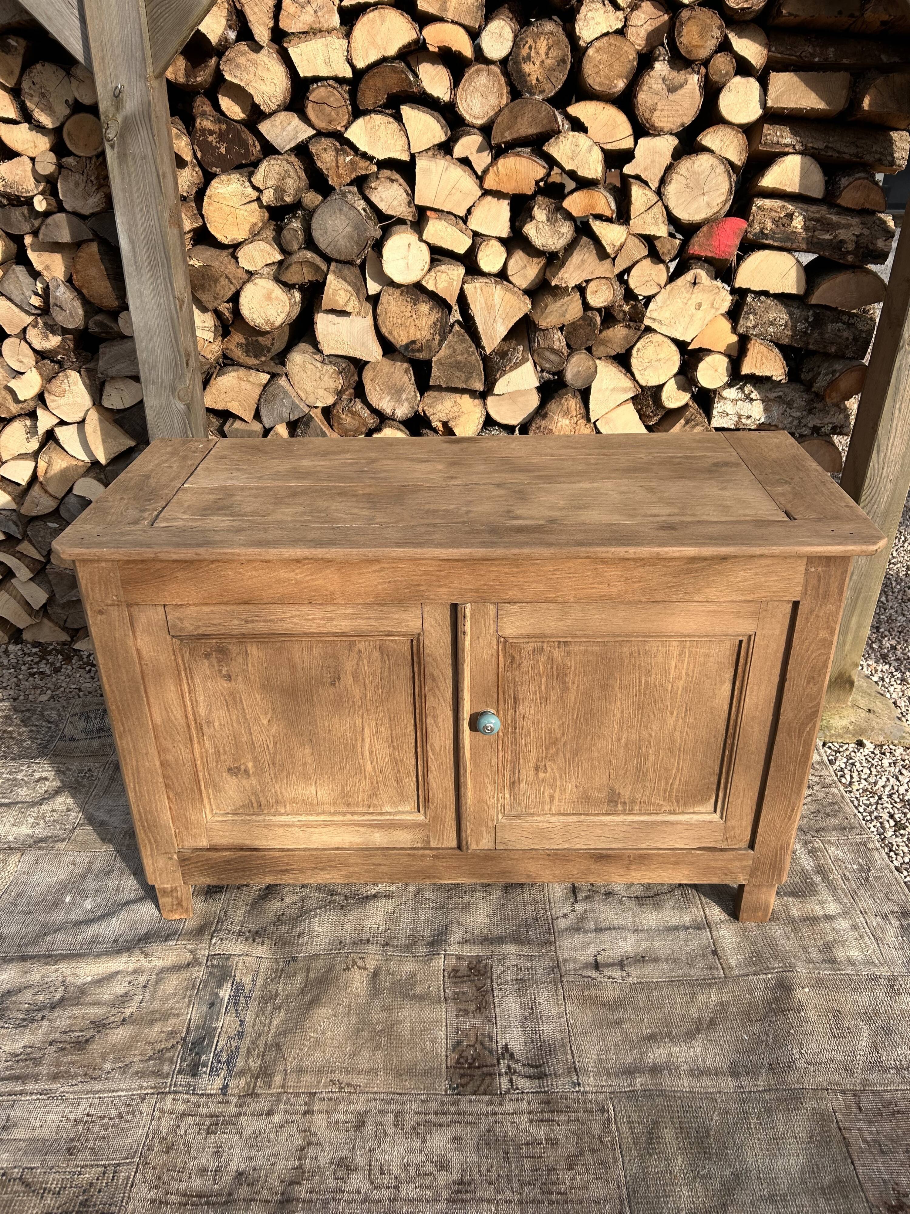 Renovated solid oak sideboard