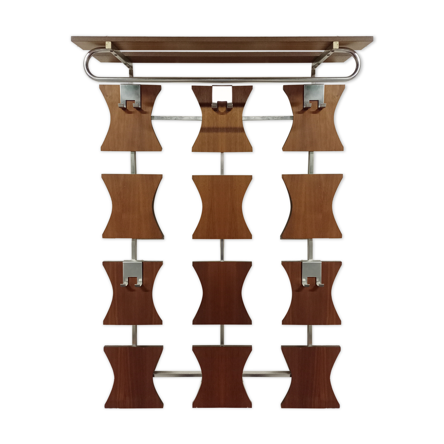 Porte manteau chapeau scandinave en teck