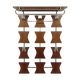 Scandinavian teak coat/hat wearer