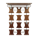 Scandinavian teak coat/hat wearer