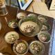 Series of ceramic salad bowls Albert Thiry Vallauris
