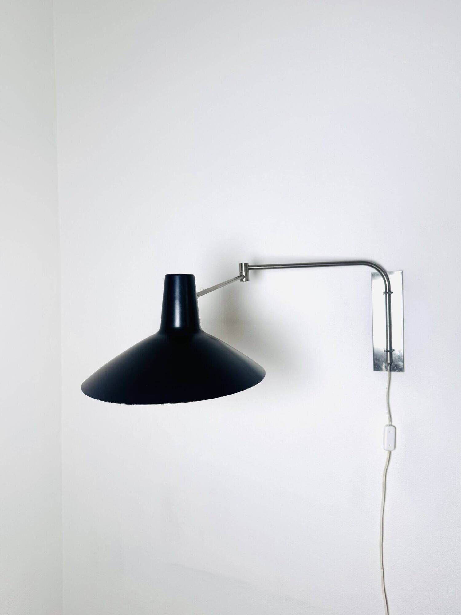 Adjustable Swing-Arm Wall Lamp By Artimeta, The Netherlands 1950S