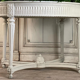 Painted carved wooden planter, circa 1900