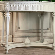 Jardinière en bois sculpté peint, vers 1900