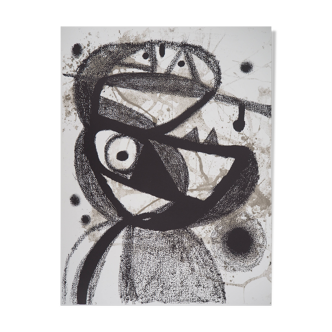 Joan MIRO: Surrealist bird - Lithograph