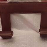 Leather wall coat rack