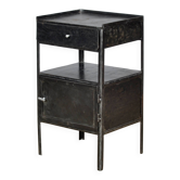 Table de chevet en fer, années 1910