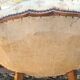 Fauteuil en bois tapisserie en l'état