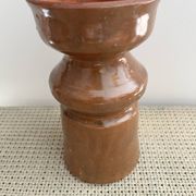 Vase en terre cuite vernissée