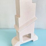 Memphis Style Ceramic Vase Bastione by Florio Keramia