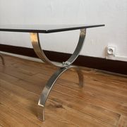 Vintage chrome coffee table