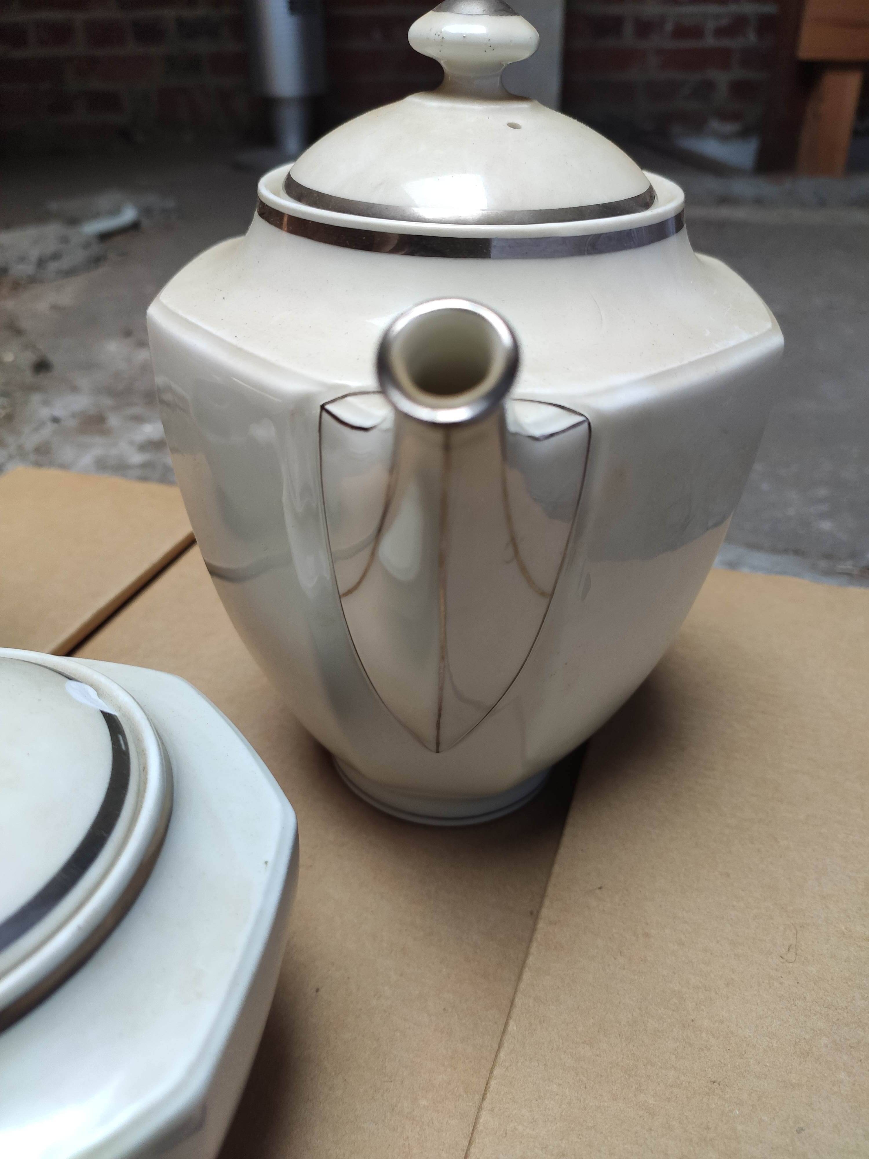 Vintage tea service Limoges porcelain 3 pieces