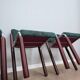 Chaises tubulaires vintage en chrome et bois des années 1970