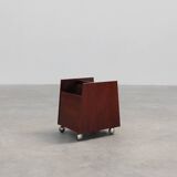 Magazine LP Caddy Rack by Rolf Hesland for Bruksbo, Norway 1970s