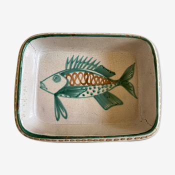 Fish dish Robert Picault Vallauris 1960