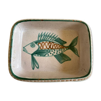 Fish dish Robert Picault Vallauris 1960