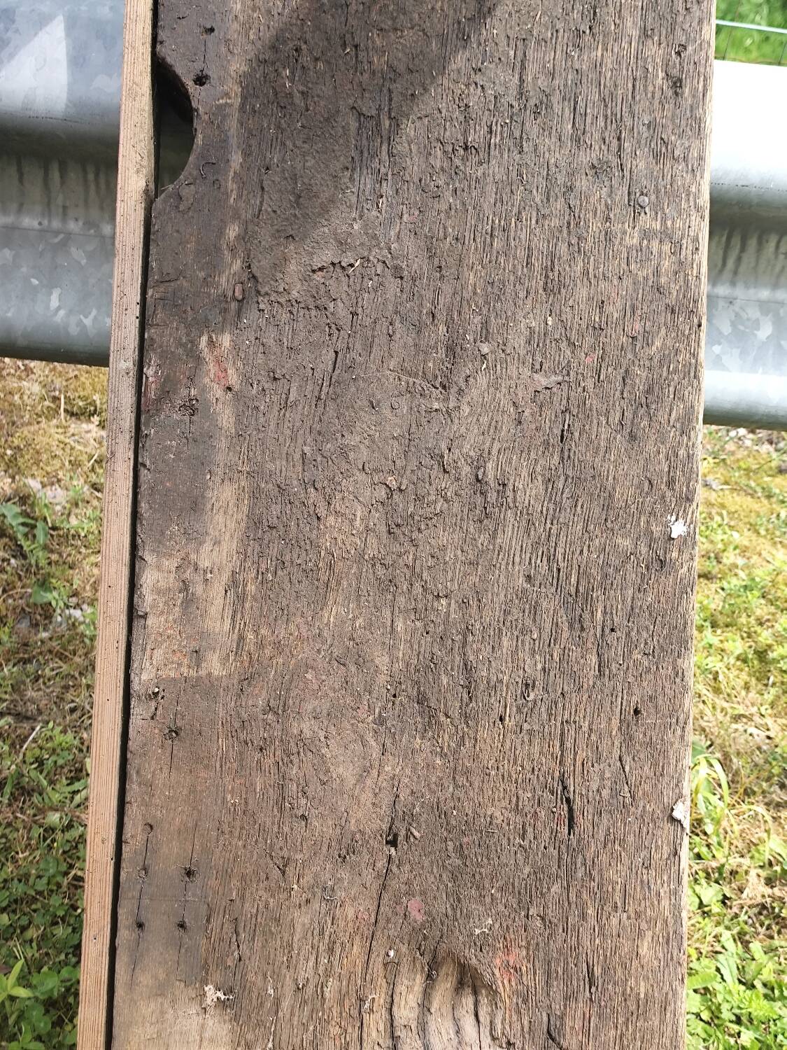 Old small 160 cm carpenter's workbench in solid oak