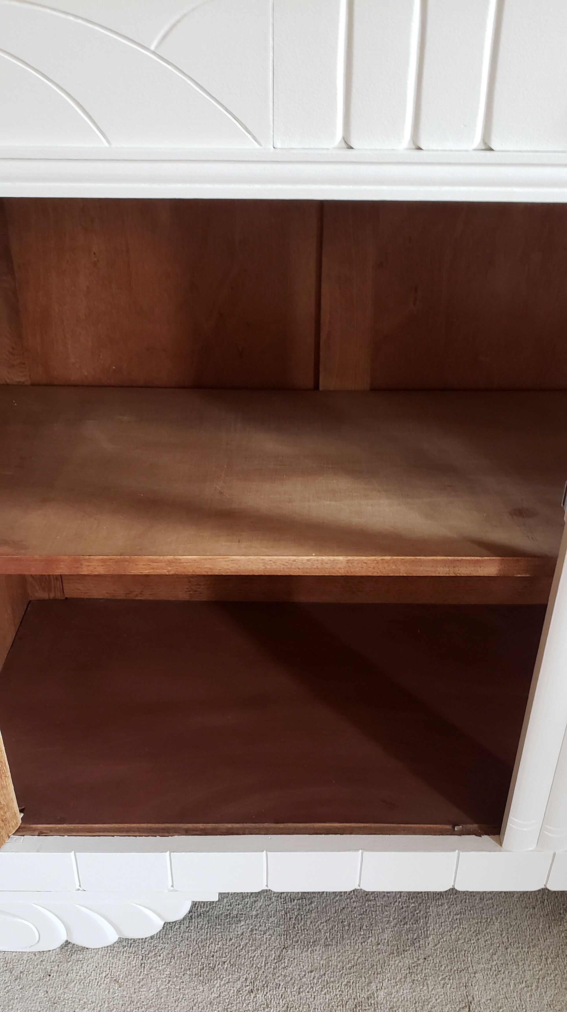 White art-deco buffet