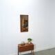 Ensemble en teck danois avec commode AP Mobler et miroir vintage.