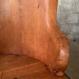 Scandinavian Swedish pine log stump chair "kubbstol" 1970s