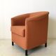 Orange armchair by Paolo Piva for Wittmann, Model Aura